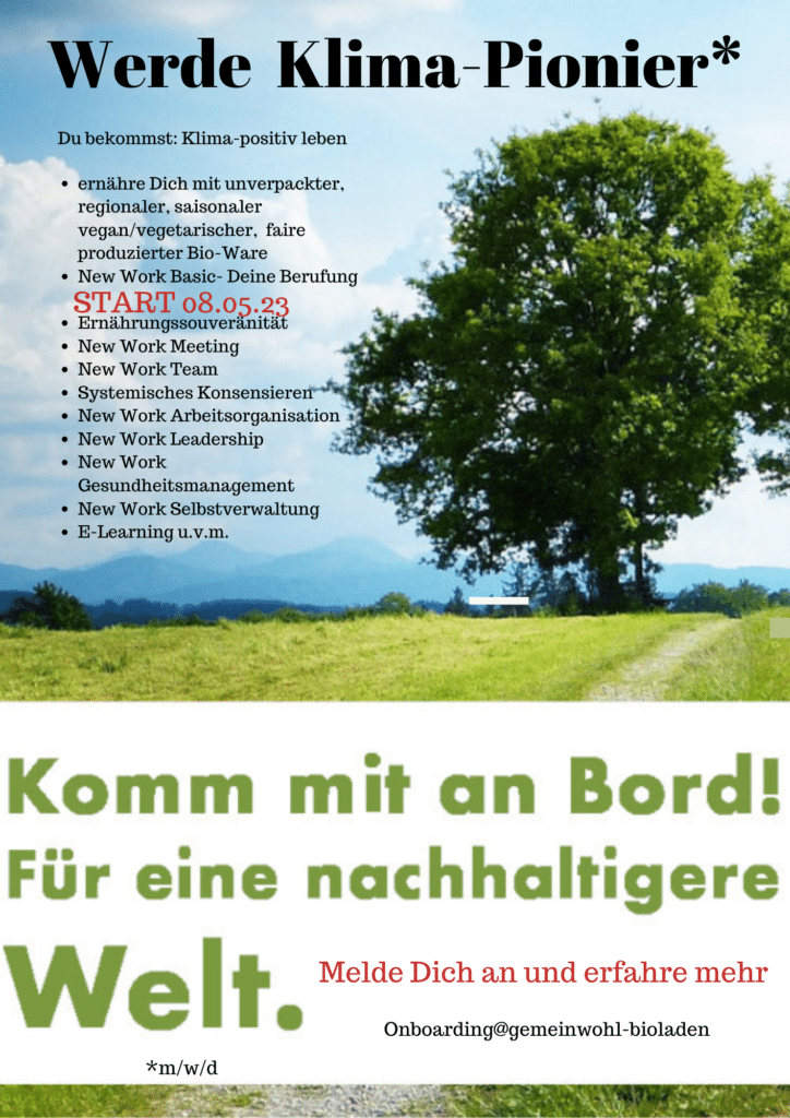 Werde Klima-Pioniere